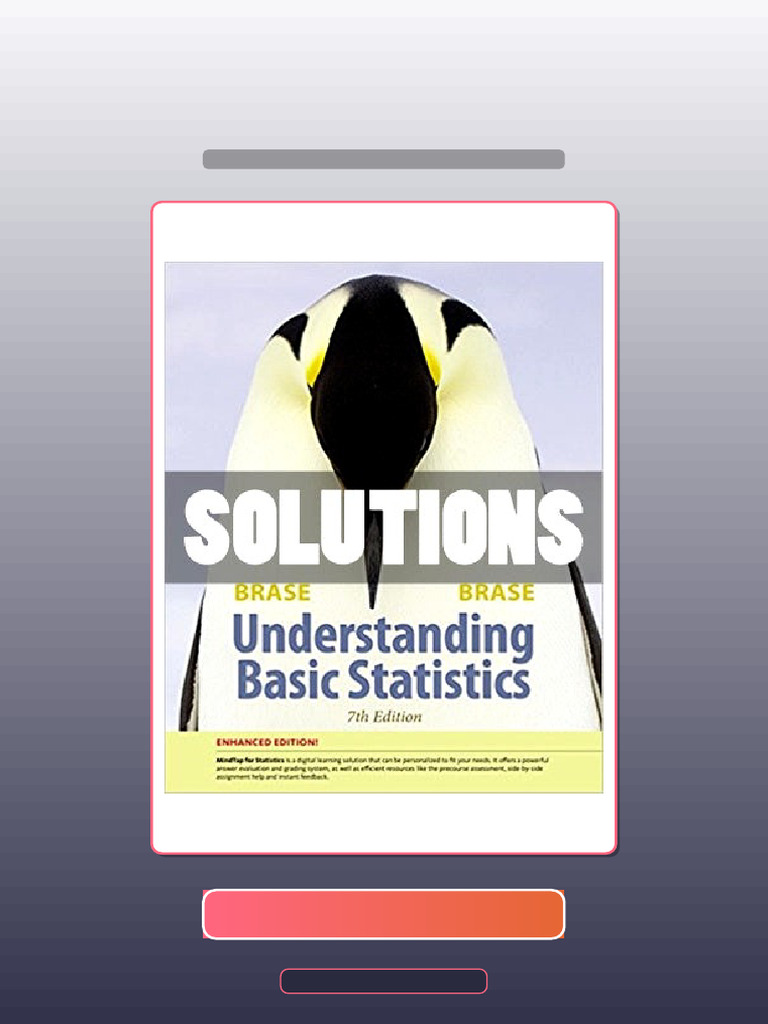 Test Bank for Understanding Basic Statistics Enhanced 7 Ed Brase | PDF ...