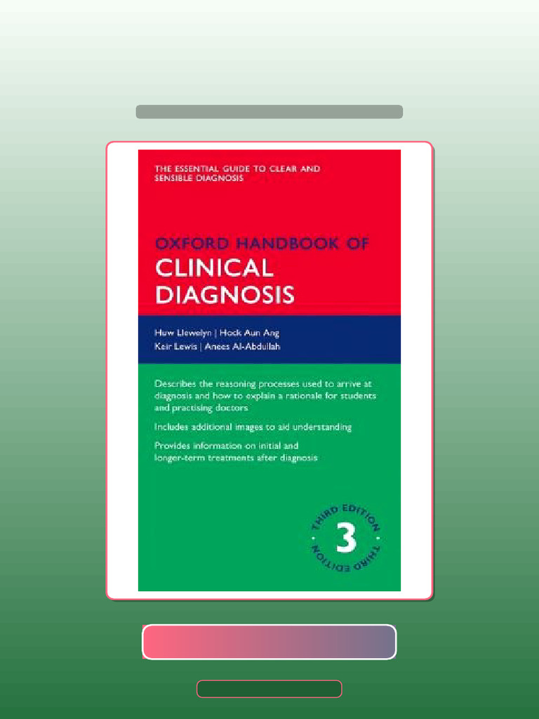 Test Bank for Oxford Handbook of Clinical Diagnosis 3rd Edition | PDF ...