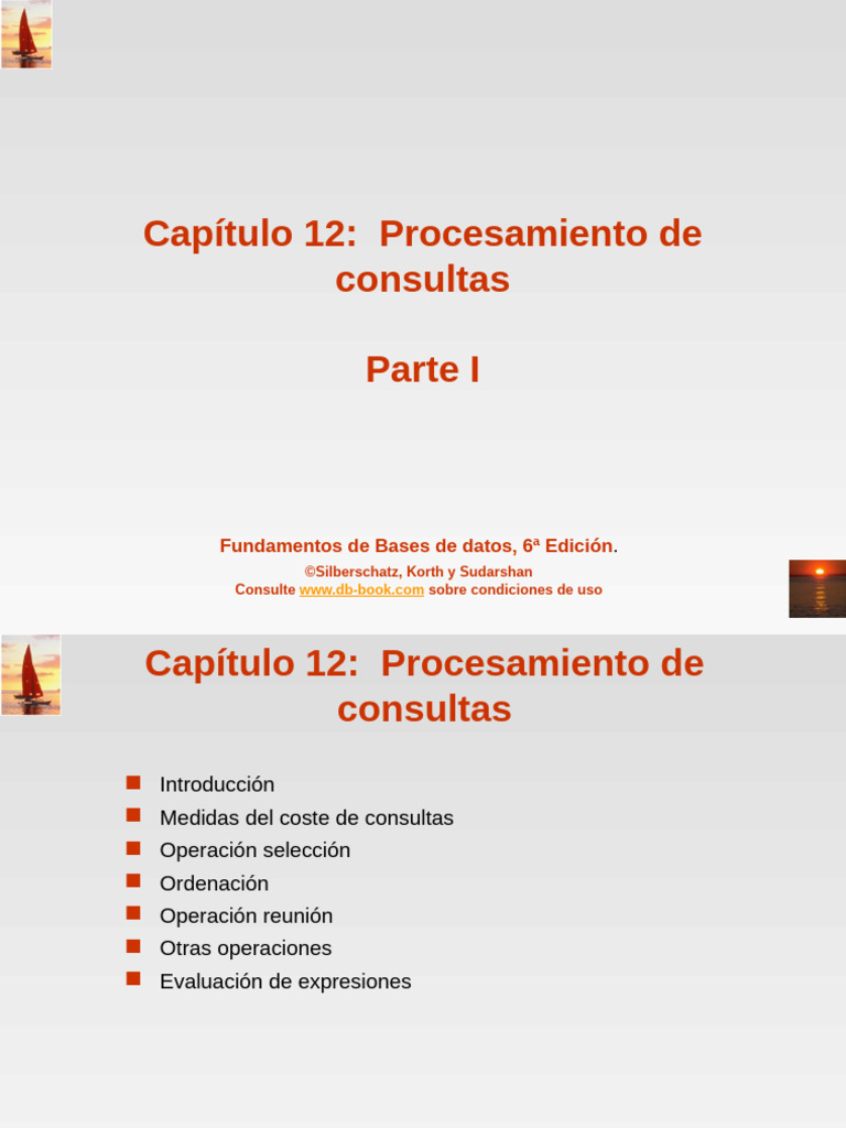 SBDTema1 - Procesamiento de Consultas I | PDF | Bases de datos ...