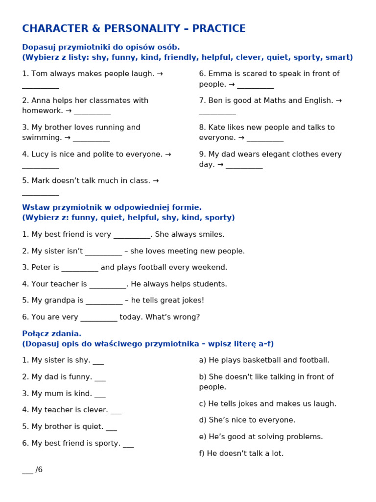 Character and Personality Practice | PDF | Chess Theory | Chess