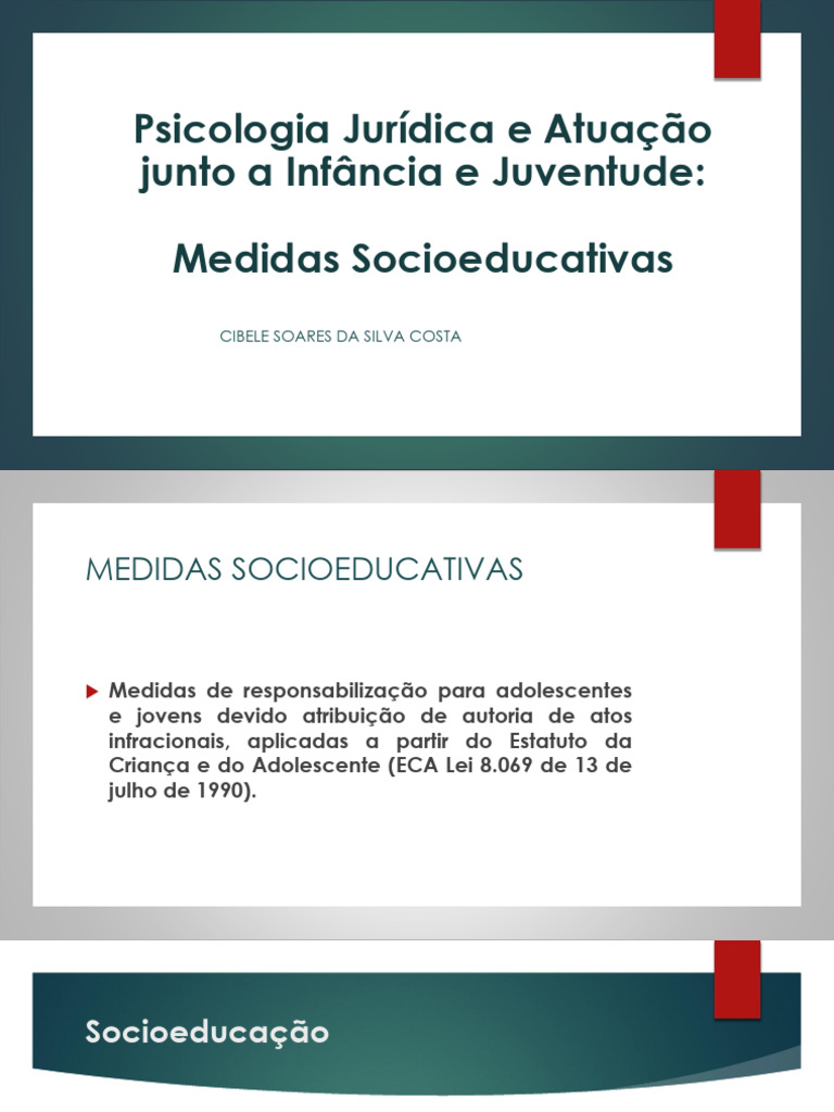 Medidas Socioeducativas na Infância e Juventude | PDF | Adolescência ...