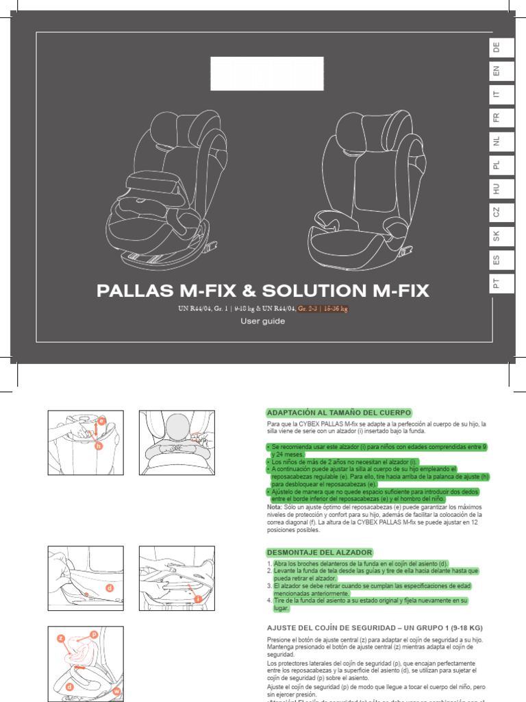 Cybex Pallas M Fix Anleitung