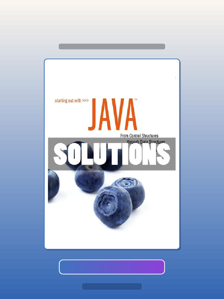 Test Bank for Starting Out With Java From Control Structures Through ...