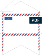 Air Mail Envelope (Monarch) Label