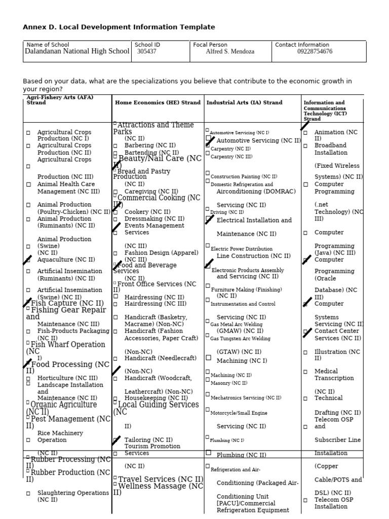 Annex D. Local Development Template 02.10.23 | PDF