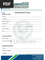ANC Membership Application Form | PDF | African National Congress | Banks