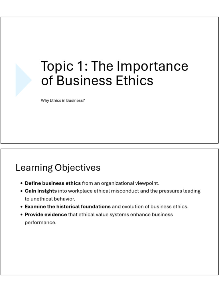 BUE_W1 | PDF | Business Ethics | Morality