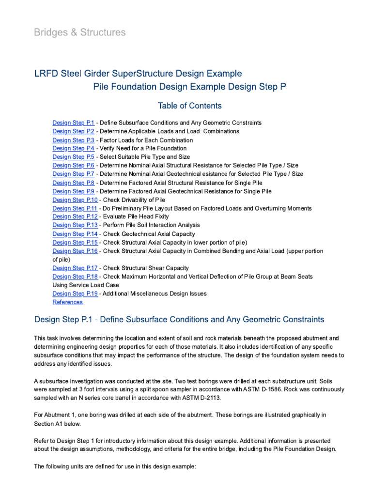 Pile Foundation Design | PDF