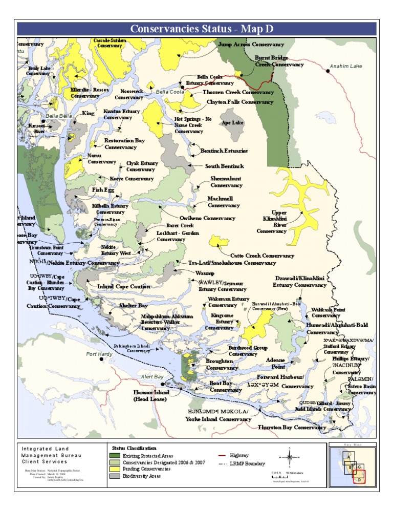 British Columbia Conservancies Map | PDF