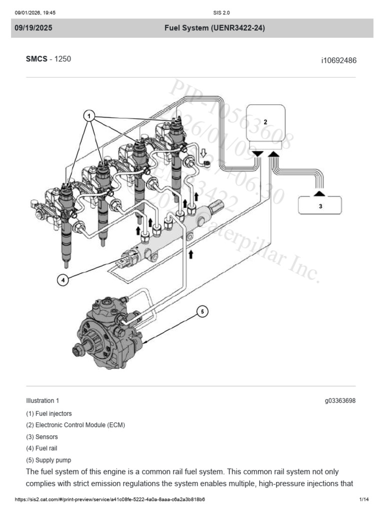 Fuel System Operation | PDF | Pump | Fuel Injection