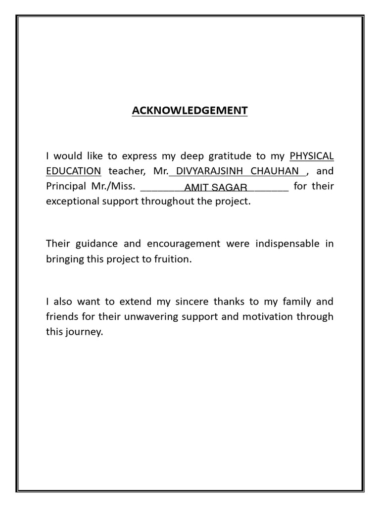 Acknowledgment for All | PDF