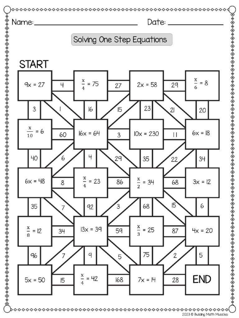 One Step Maze Student | PDF
