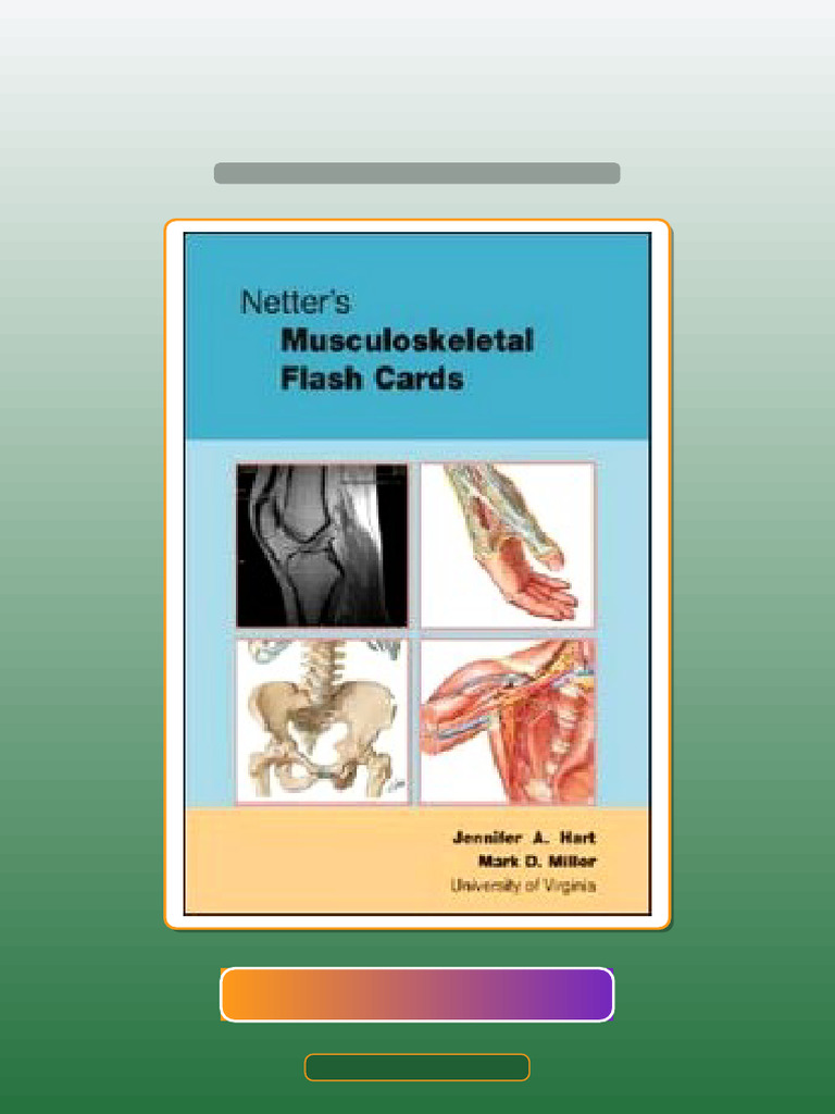 Test Bank for Netters Musculoskeletal Flash Cards | PDF | Radiology ...