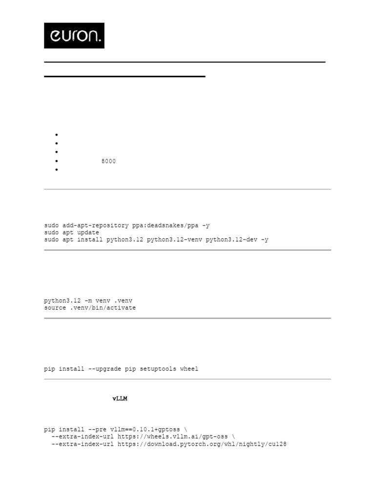 Self-Host GPT Model as API Guide | PDF