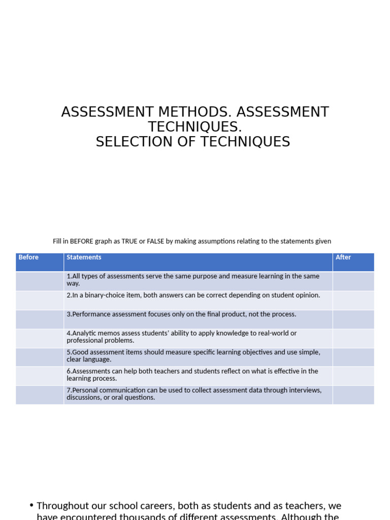 lecture 12 | PDF | Educational Assessment | Multiple Choice