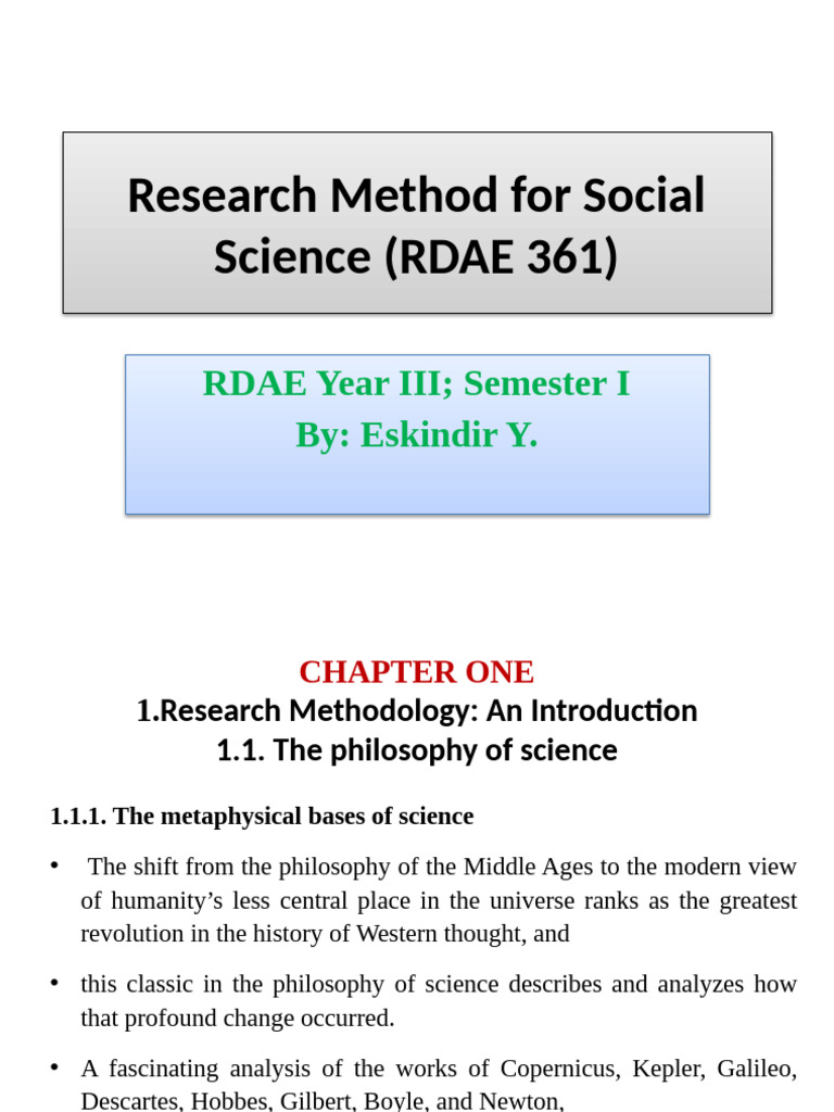 Social Science Research Methodology Guide | PDF | Methodology ...