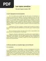 Leer Textos Narrativos MERCEDES LAGUNA