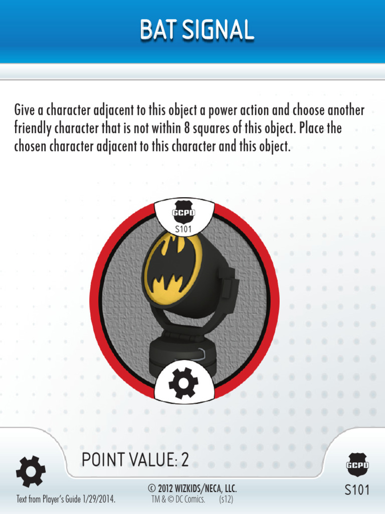 DC Comics Bat Signal Power Action Guide | PDF