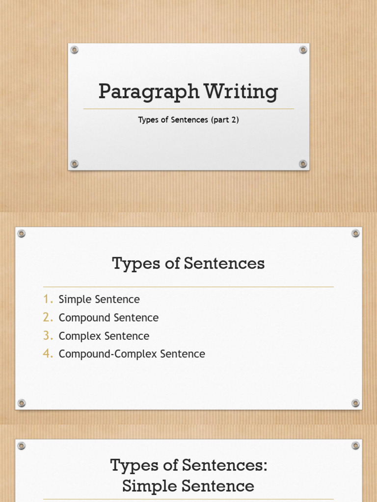 Types of Sentences Explained | PDF | Punctuation | Linguistic Morphology