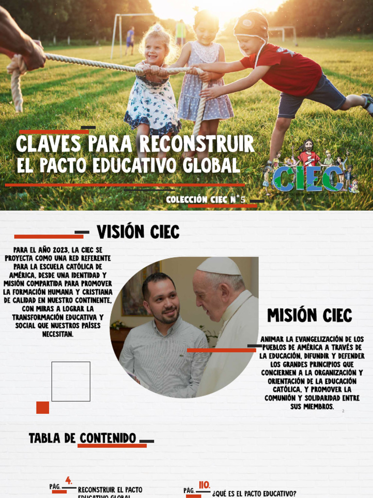 5. Claves Para Reconstruir El Pacto Educativo Global | PDF | Entorno ...