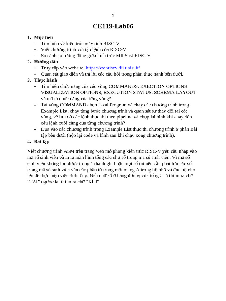 CE119 Lab06 | PDF