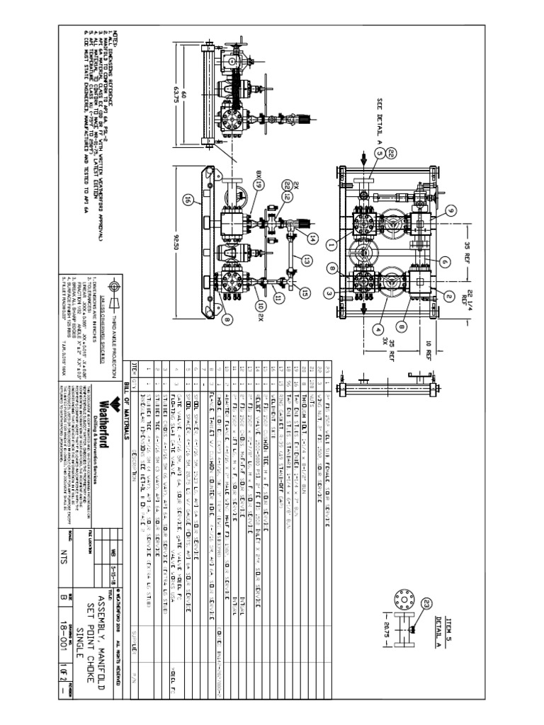 SetPoint Choke Manifold Drawing | PDF