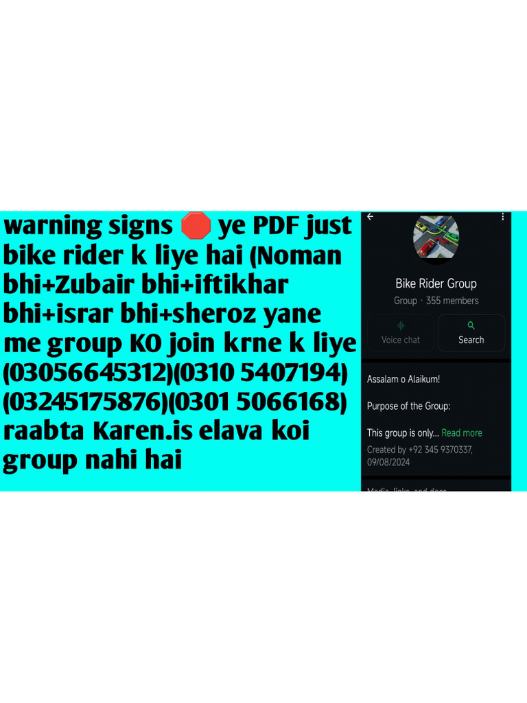Warning Signs 01 | PDF