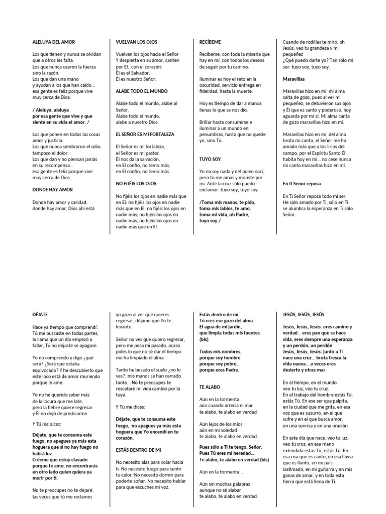 Mensajes de Amor y Fe en la Música | PDF | Amor | Cristo (título)