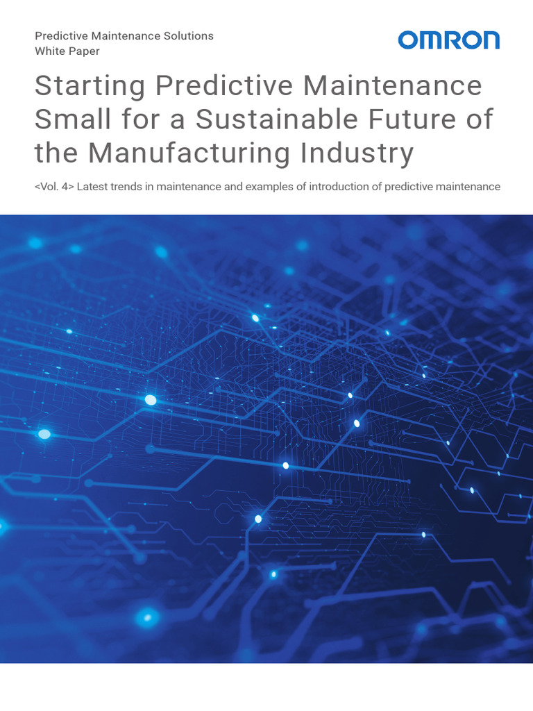 Predictive Maintenance for Manufacturing | PDF | Systems Engineering ...