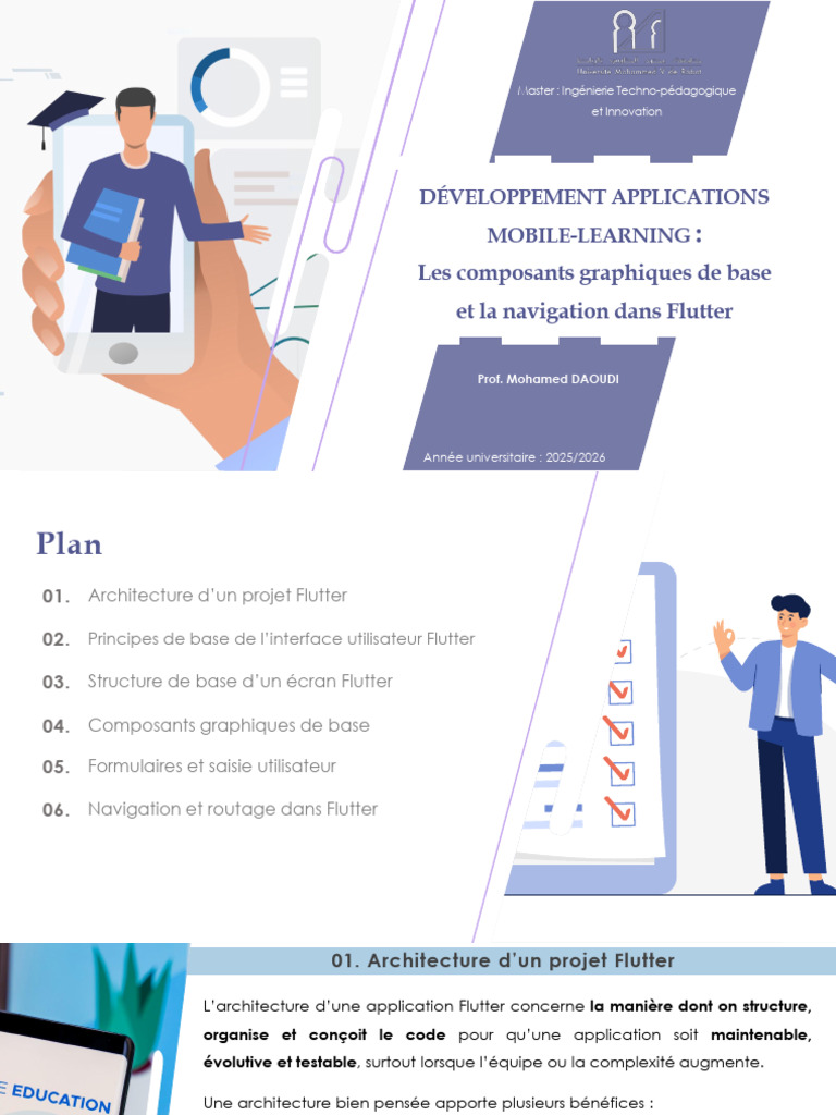 Architecture et UI dans Flutter | PDF | Interface graphique | iOS