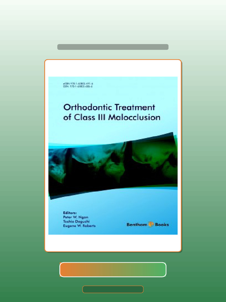 Test Bank for Orthodontic Treatment of Class III Malocclusion | PDF ...