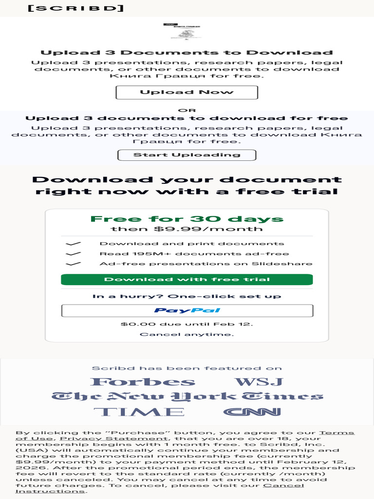 Choose a Plan Scribd | PDF