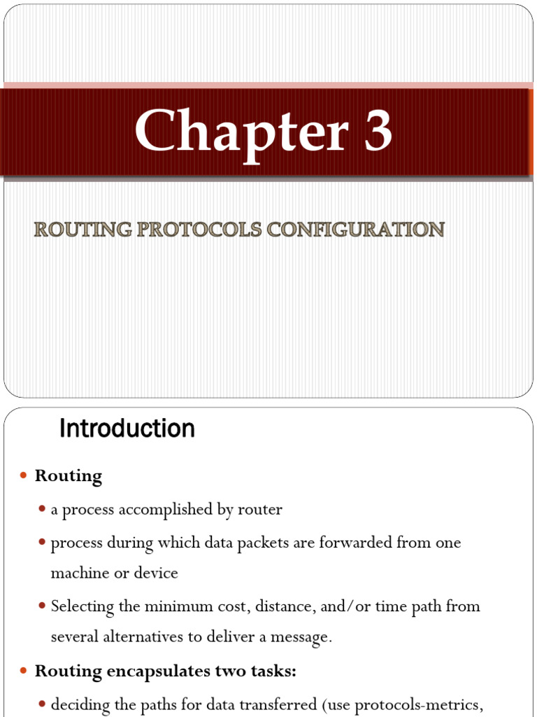 NDC Chapter 3 (1) | PDF | Routing | Ip Address