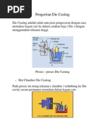 Download Pengertian Die Casting by Sulistina Afriyani SN98069439 doc pdf