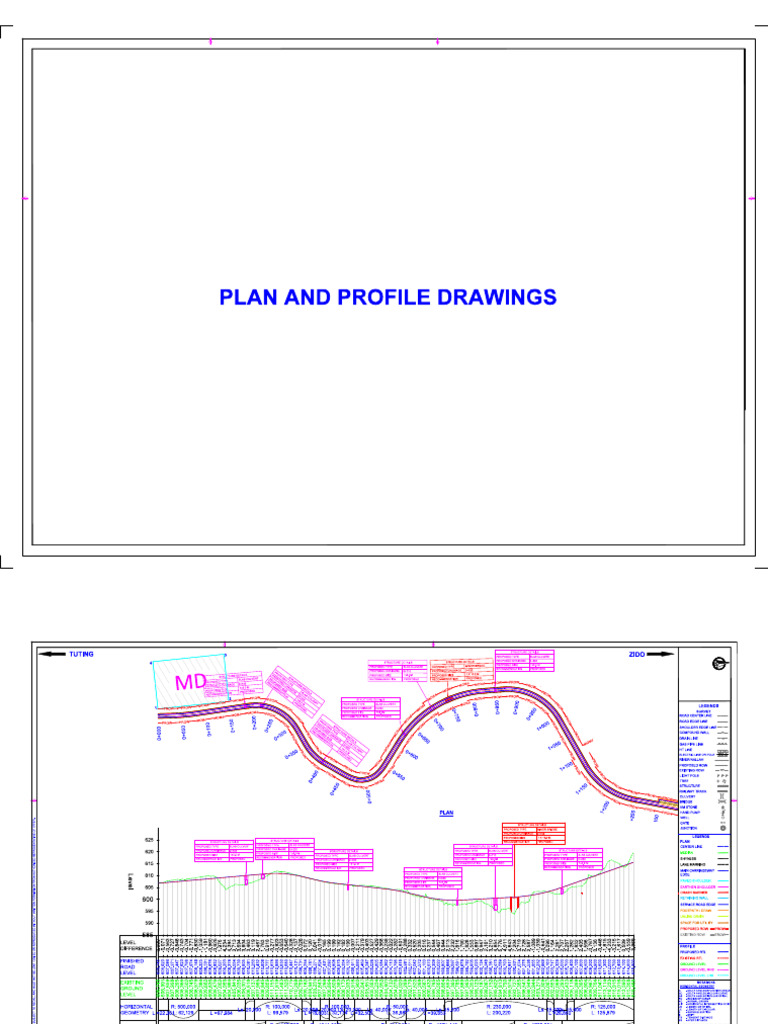 Plan and Profile Drawing | PDF