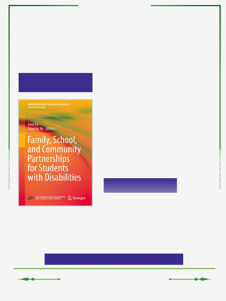 Family, School, and Community Partnerships for Students with ...