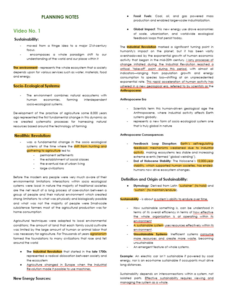 Understanding Sustainability and Systems | PDF | Sustainability ...