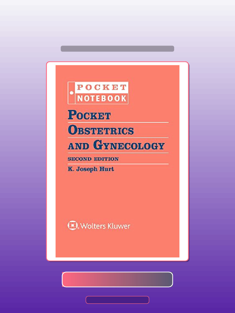 Test Bank for Pocket Obstetrics and Gynecology 2ed Pocket Notebook ...