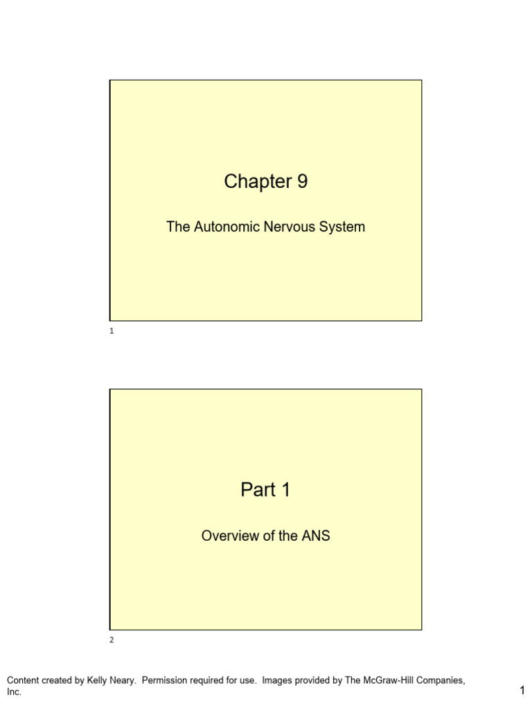 Chapter 9 | PDF | Acetylcholine | Autonomic Nervous System