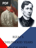 Download Rizal Chidhood Years in Calamba by Lucy Anne Pinlac Arce SN98072094 doc pdf