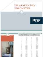 Analisa Ayakan Dan Hidrometer