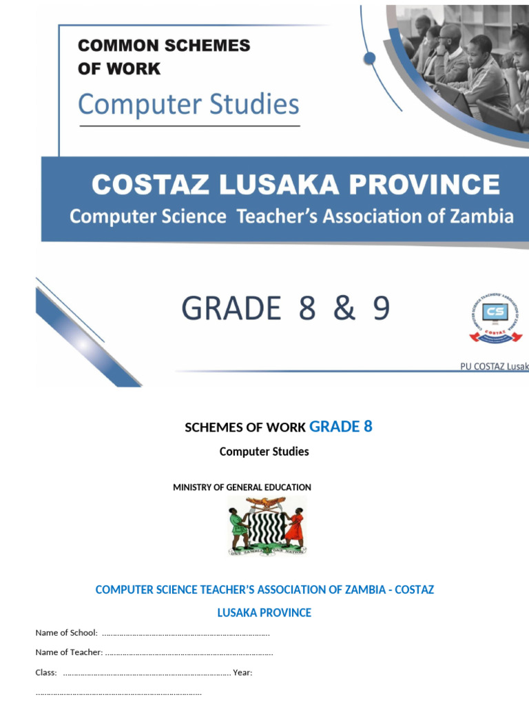 Grade 8 Computer Studies Curriculum | PDF | Spreadsheet | World Wide Web