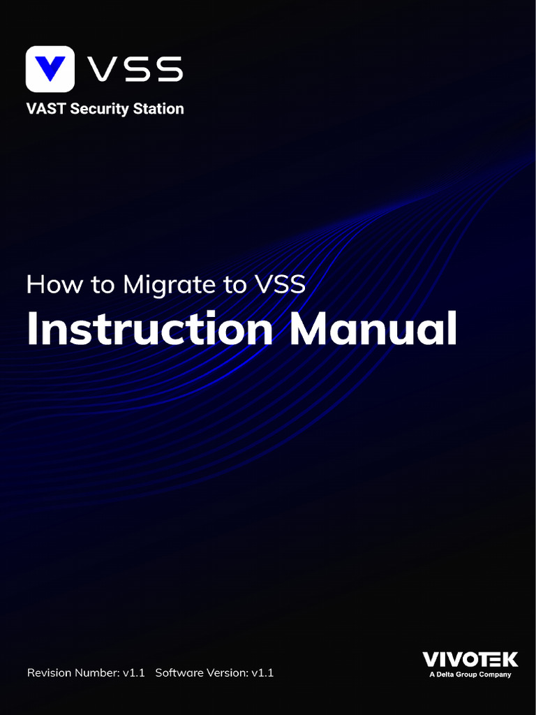 Vast Security Station (VSS) Migration Instruction Manual en | PDF ...