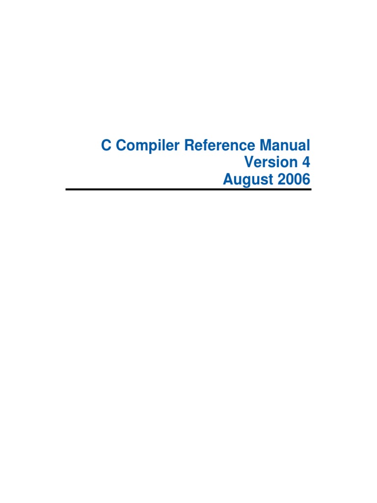 Ccs C Manual | PDF | C (Programming Language) | Microcontroller