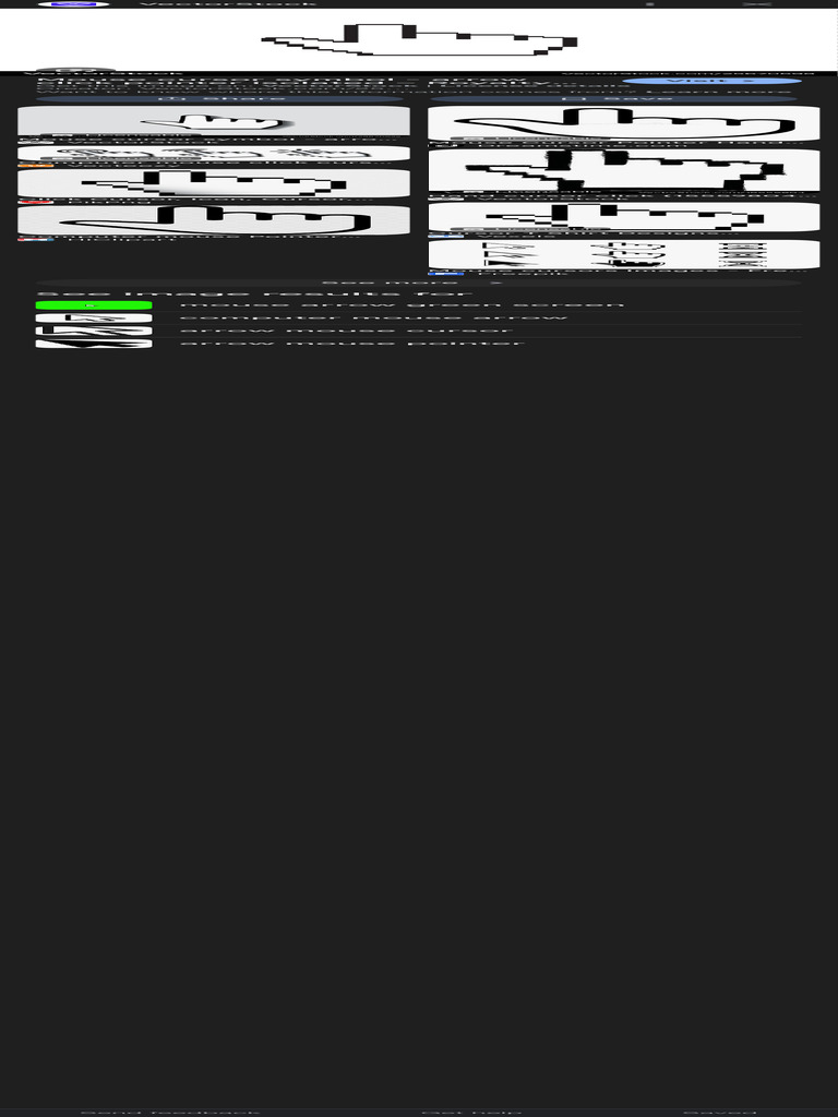 Mouse Cursor Icons and Graphics Collection | PDF | Cursor (User ...