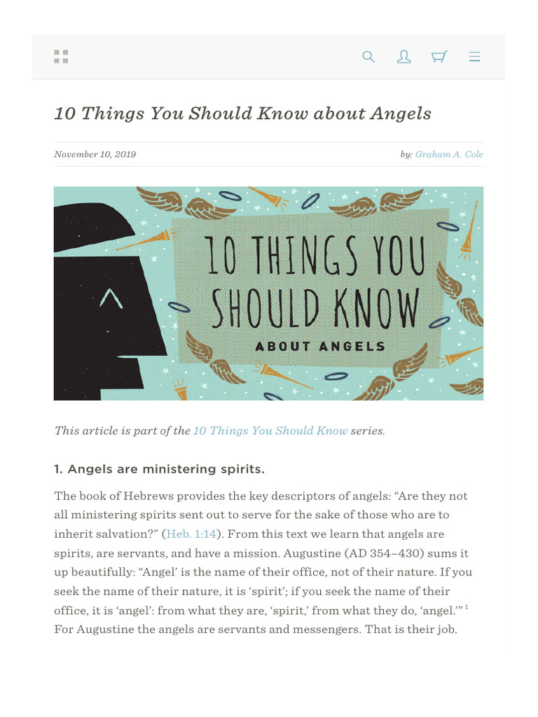 Understanding Angels: Key Insights | PDF | Angel | English Standard Version