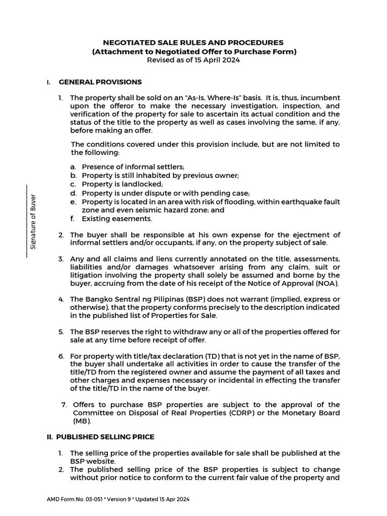 3 Neg_procedure (1) | PDF | Offer And Acceptance | Prices