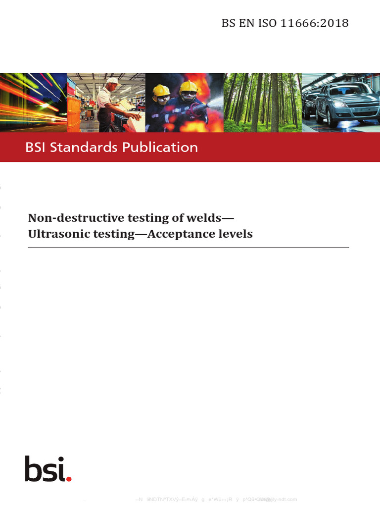 Ultrasonic Testing Acceptance Levels | PDF | International Organization ...