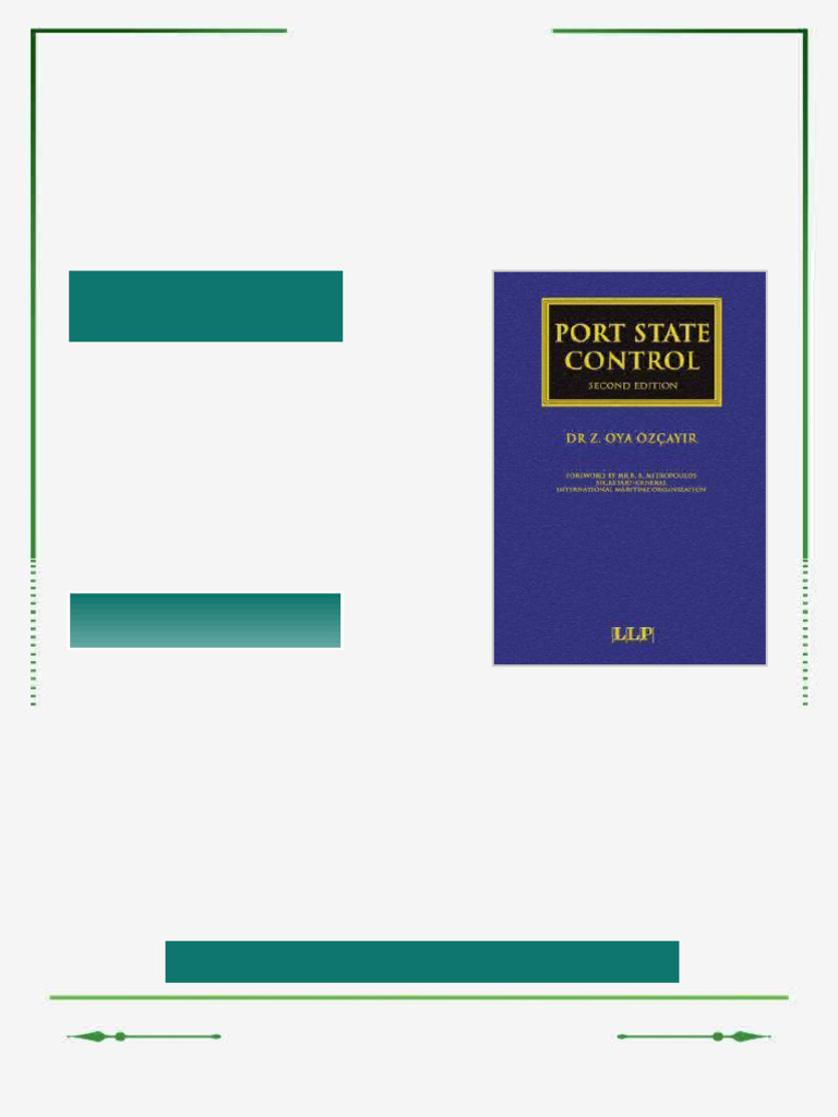 Port State Control Second Edition Özçayir eBook with extra chapters | PDF