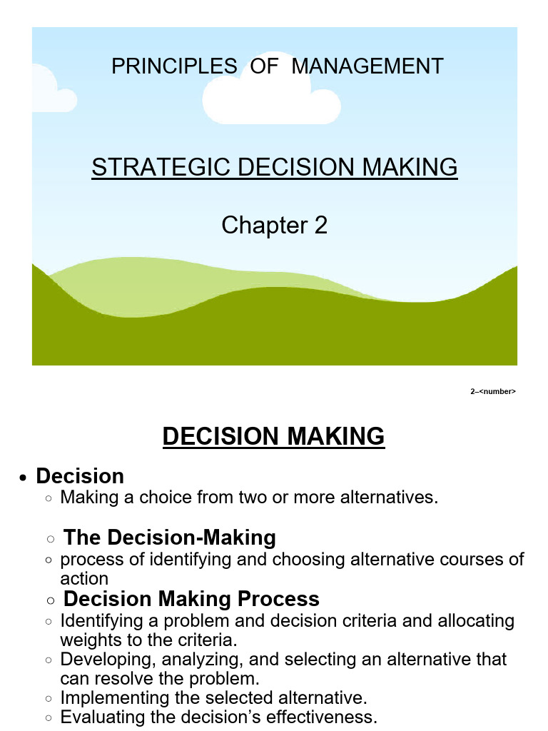 Strategic Decision-Making Process Guide | PDF | Decision Making | Intuition